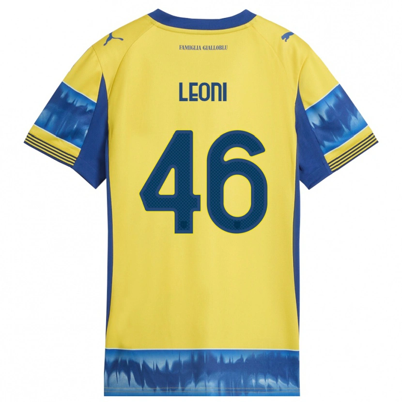 Danxen Dámské Giovanni Leoni #46 Žlutá Modrá Daleko Hráčské Dresy 2025/26 Dres