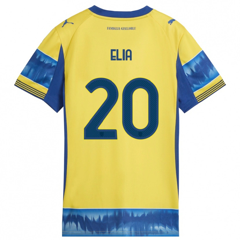 Danxen Dámské Alessandro Elia #20 Žlutá Modrá Daleko Hráčské Dresy 2025/26 Dres