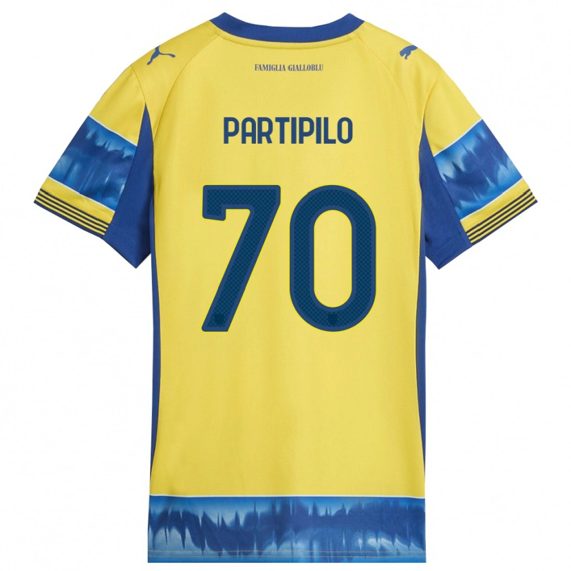 Danxen Dámské Anthony Partipilo #70 Žlutá Modrá Daleko Hráčské Dresy 2025/26 Dres