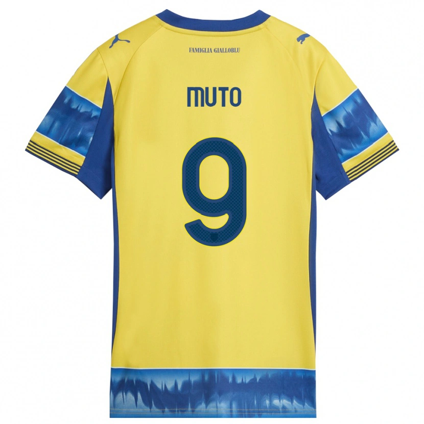 Danxen Dámské Andrea Muto #9 Žlutá Modrá Daleko Hráčské Dresy 2025/26 Dres