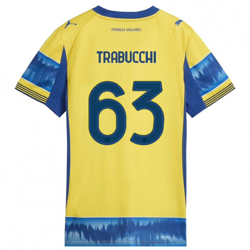 Danxen Dámské Nicolas Trabucchi #63 Žlutá Modrá Daleko Hráčské Dresy 2025/26 Dres