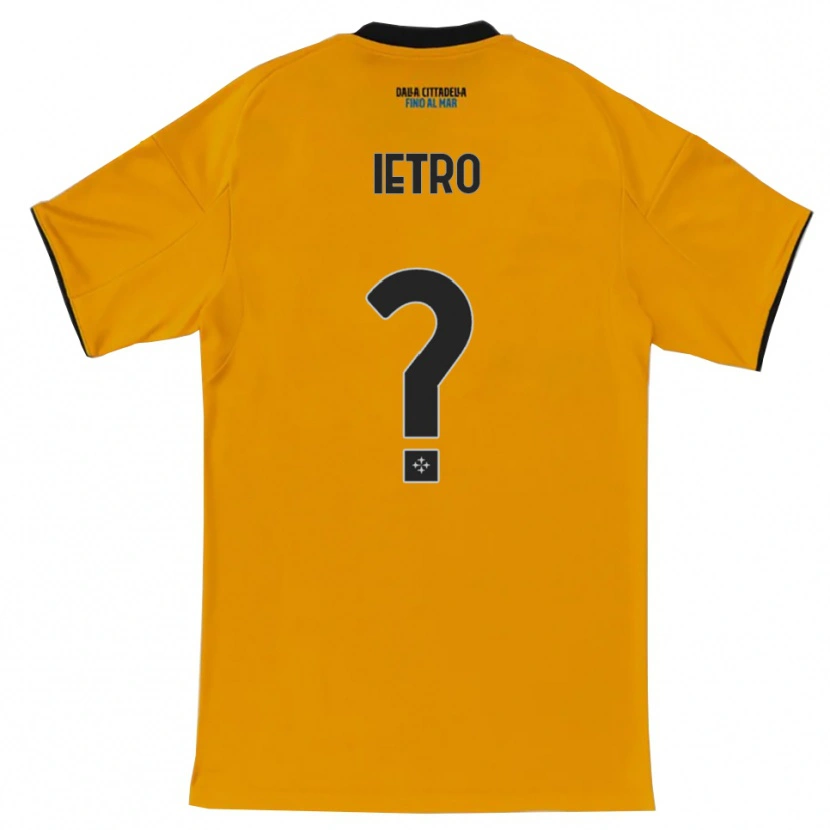 Danxen Dámské Alessandro Ietro #0 Oranžová Modrá Daleko Hráčské Dresy 2025/26 Dres