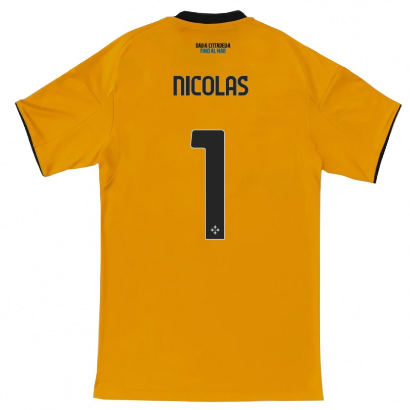 Danxen Dámské Nícolas #1 Oranžová Modrá Daleko Hráčské Dresy 2025/26 Dres