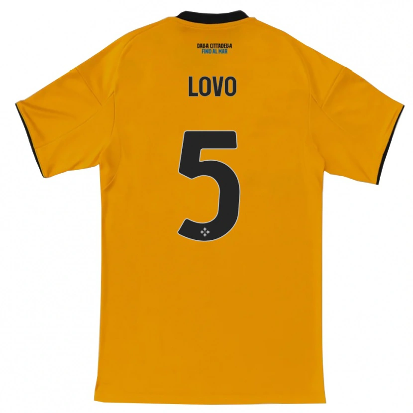Danxen Dámské Pietro Lovo #5 Oranžová Modrá Daleko Hráčské Dresy 2025/26 Dres