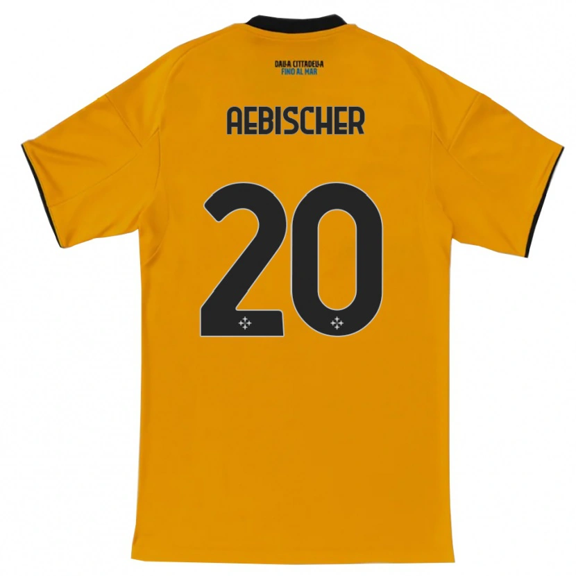 Danxen Dámské Michel Aebischer #20 Oranžová Modrá Daleko Hráčské Dresy 2025/26 Dres