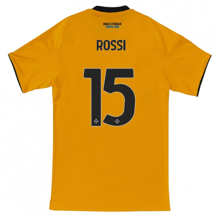 Danxen Dámské Jacopo Rossi #15 Oranžová Modrá Daleko Hráčské Dresy 2025/26 Dres