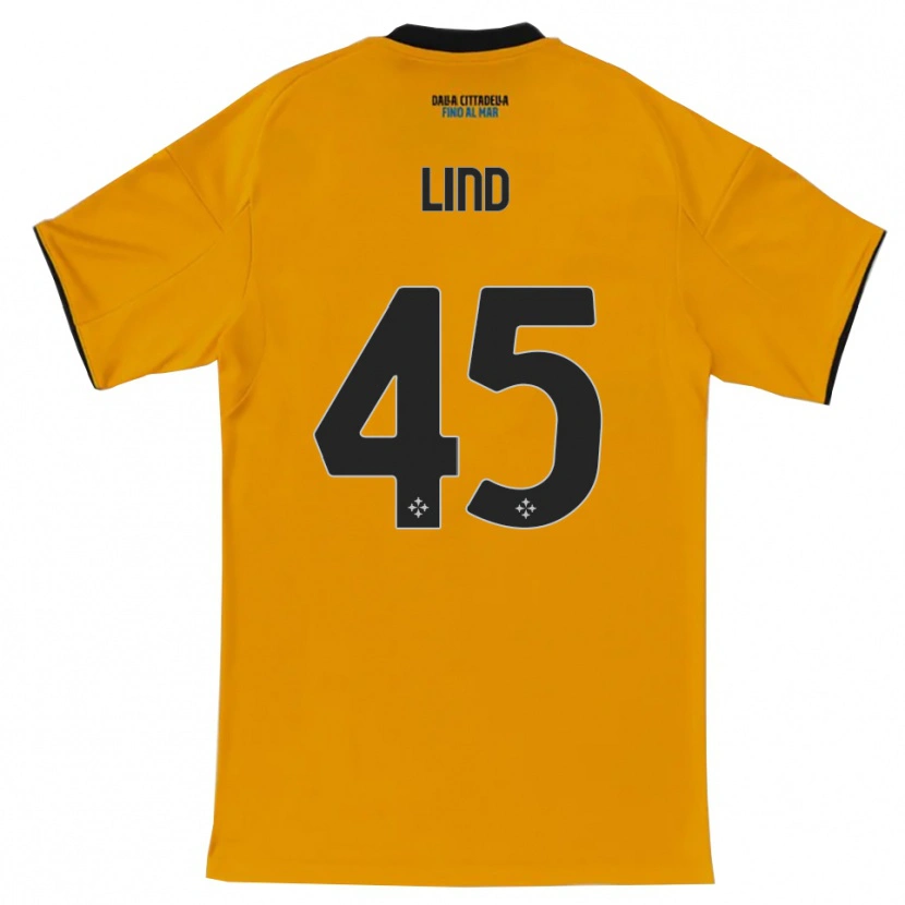 Danxen Dámské Alexander Lind #45 Oranžová Modrá Daleko Hráčské Dresy 2025/26 Dres