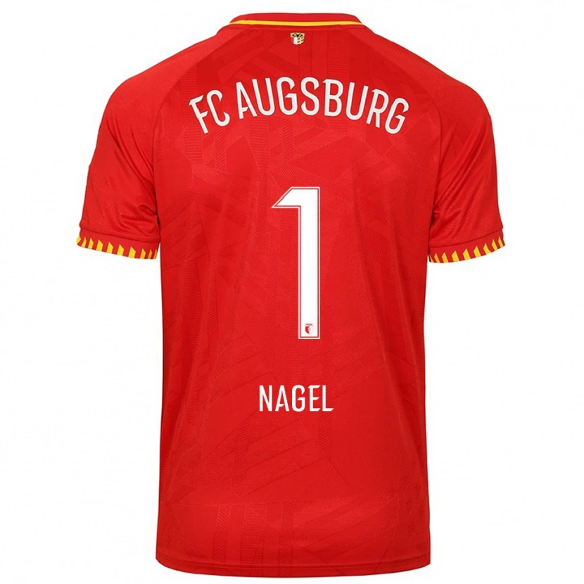 Danxen Dámské Timo Nagel #1 Červená Žlutá Daleko Hráčské Dresy 2025/26 Dres