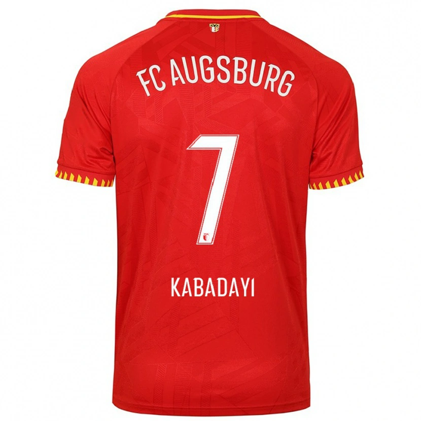 Danxen Dámské Yusuf Kabadayi #7 Červená Žlutá Daleko Hráčské Dresy 2025/26 Dres