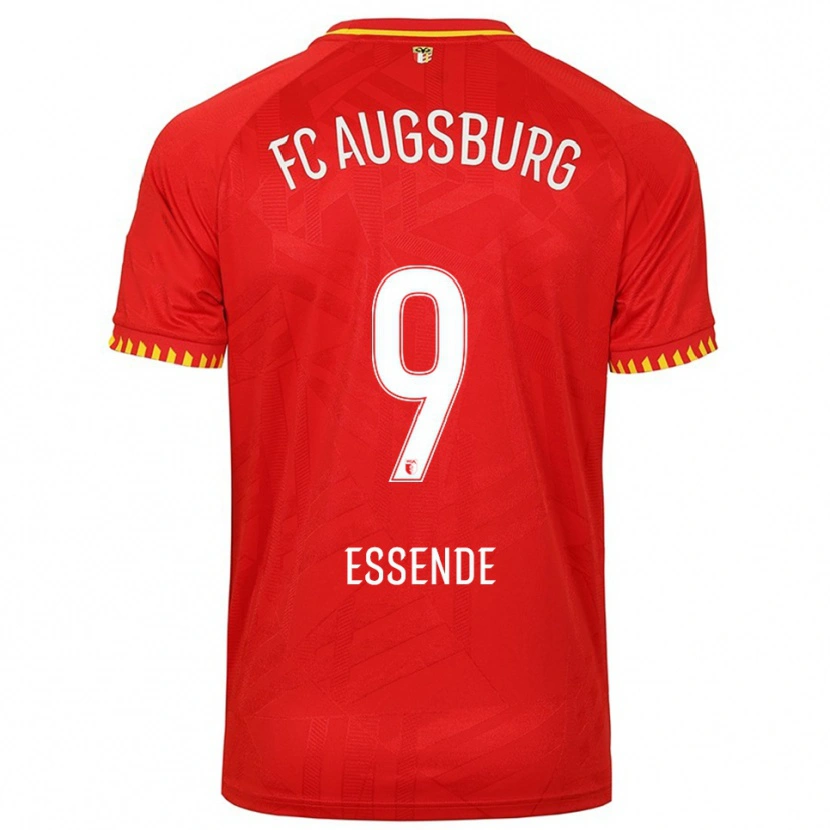 Danxen Dámské Samuel Essende #9 Červená Žlutá Daleko Hráčské Dresy 2025/26 Dres