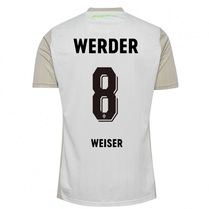 Danxen Dámské Mitchell Weiser #8 Bílá Černá Daleko Hráčské Dresy 2025/26 Dres