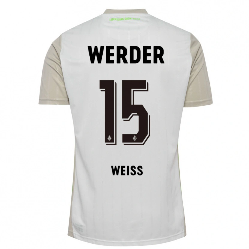 Danxen Dámské Michelle Weiß #15 Bílá Černá Daleko Hráčské Dresy 2025/26 Dres