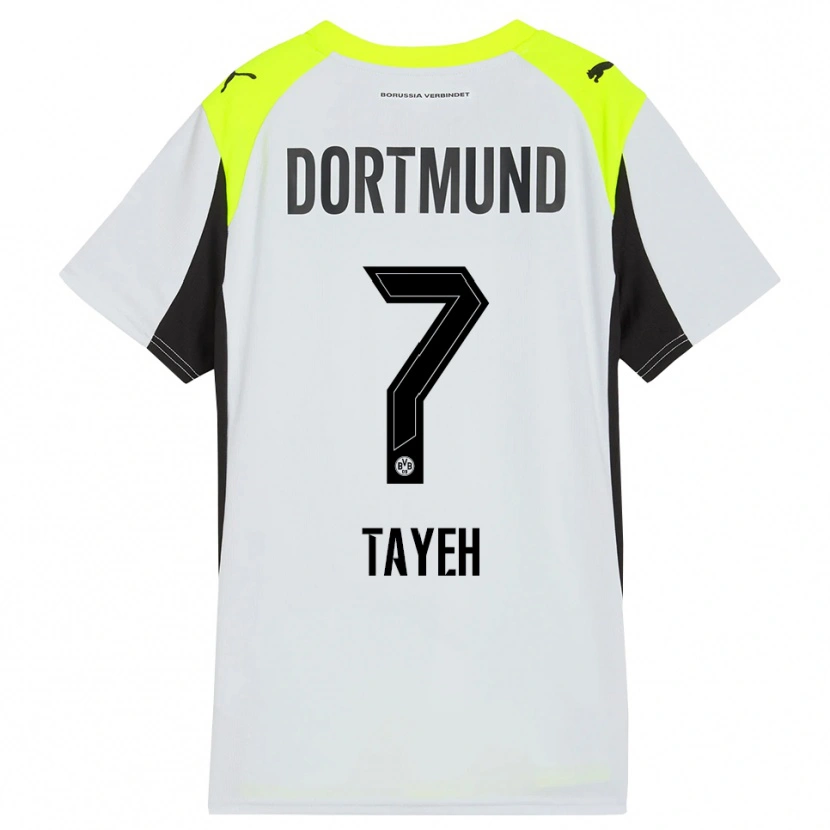 Danxen Dámské Marah Tayeh #7 Fluorescenční Žlutá Daleko Hráčské Dresy 2025/26 Dres