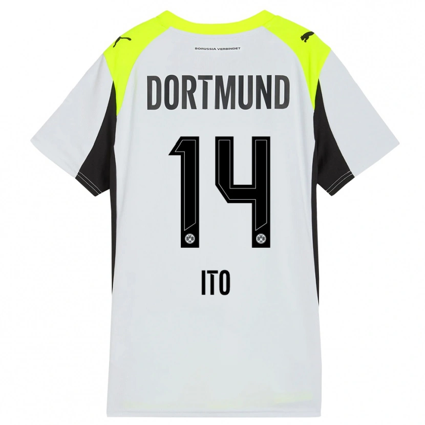 Danxen Dámské Sara Ito #14 Fluorescenční Žlutá Daleko Hráčské Dresy 2025/26 Dres