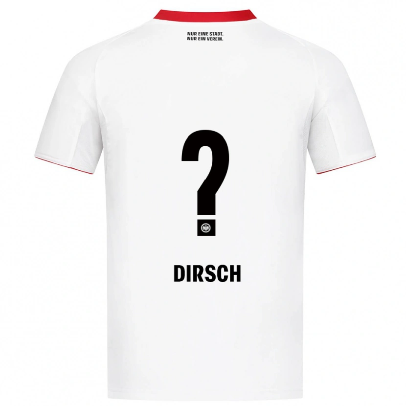 Danxen Dámské Moritz Dirsch #0 Bílá Červená Daleko Hráčské Dresy 2025/26 Dres