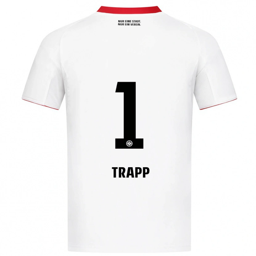 Danxen Dámské Kevin Trapp #1 Bílá Červená Daleko Hráčské Dresy 2025/26 Dres