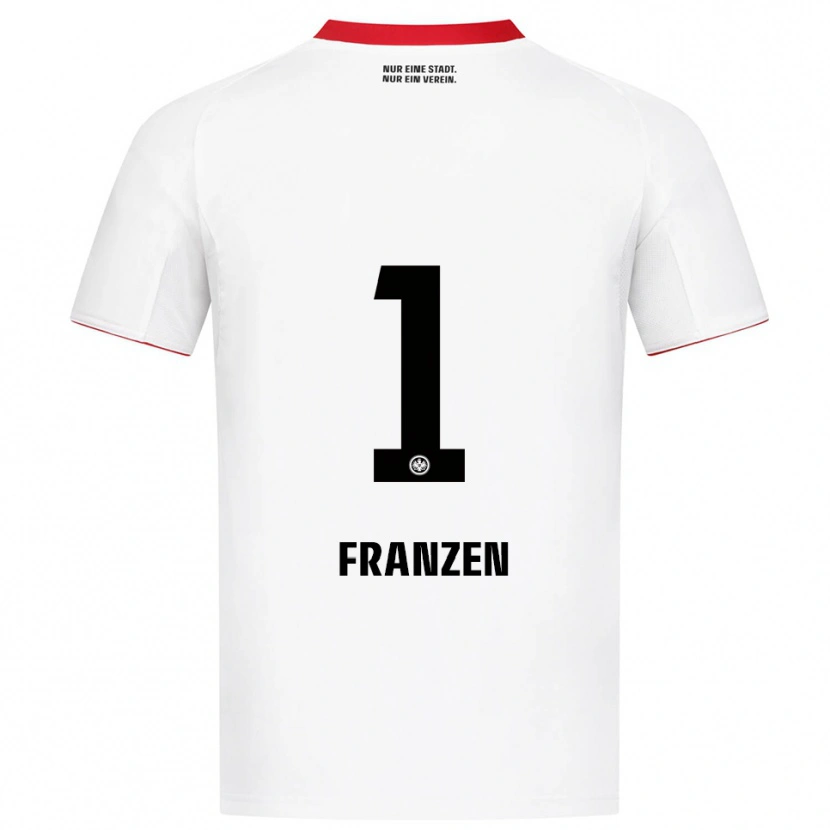 Danxen Dámské Marlon Franzen #1 Bílá Červená Daleko Hráčské Dresy 2025/26 Dres
