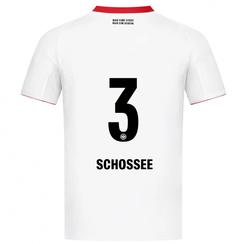 Danxen Dámské Maurice Schossee #3 Bílá Červená Daleko Hráčské Dresy 2025/26 Dres