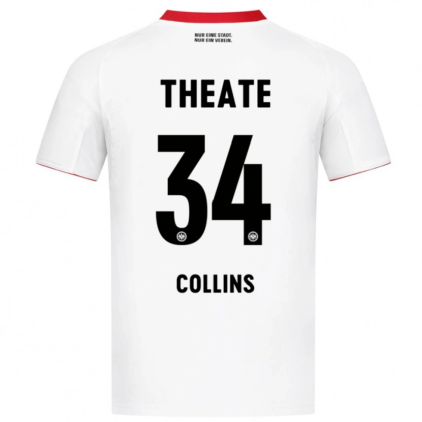 Danxen Dámské Nnamdi Collins #34 Bílá Červená Daleko Hráčské Dresy 2025/26 Dres