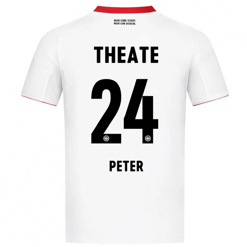 Danxen Dámské Nicolas Peter #24 Bílá Červená Daleko Hráčské Dresy 2025/26 Dres