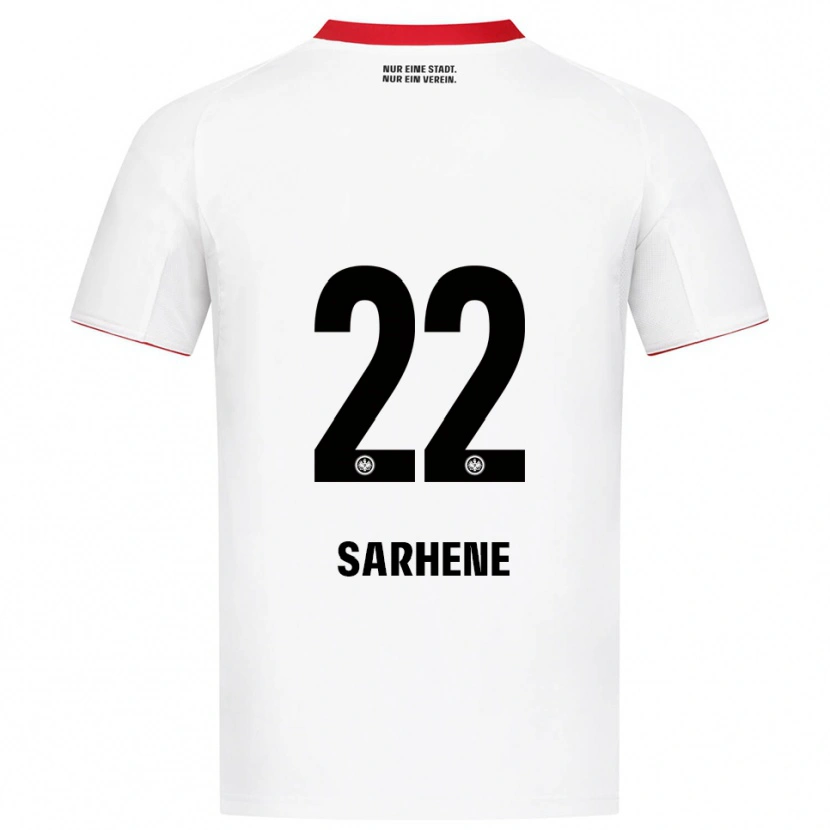 Danxen Dámské Clement Nana-Sarhene #22 Bílá Červená Daleko Hráčské Dresy 2025/26 Dres