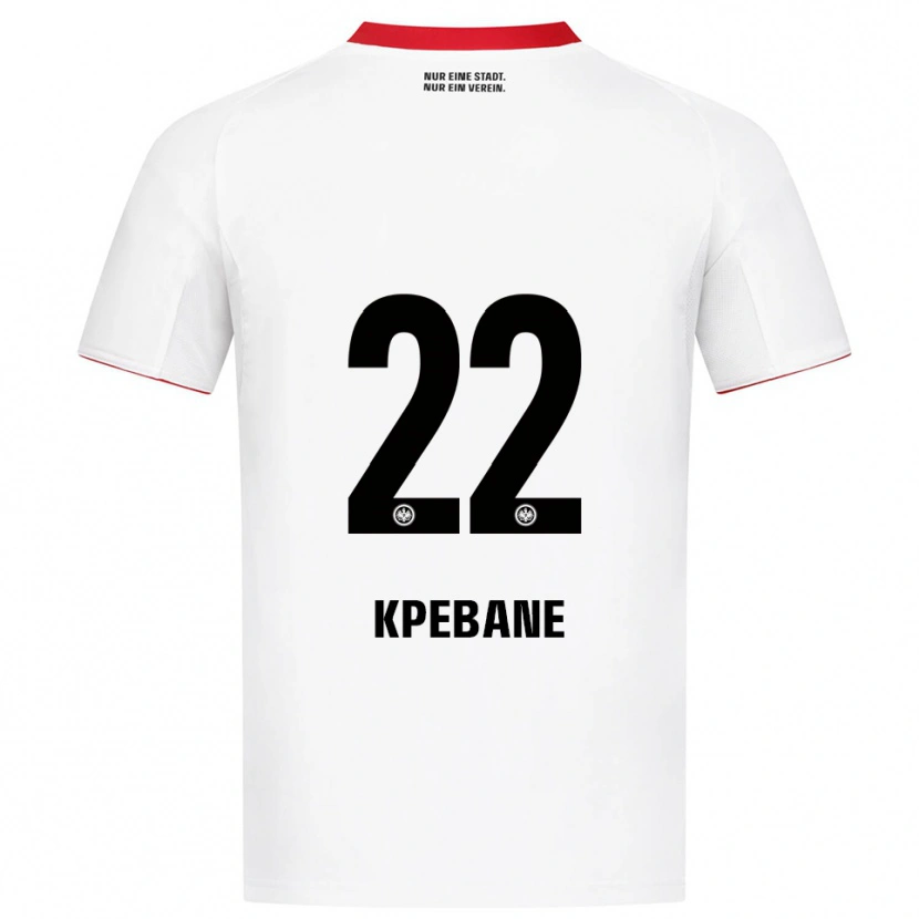 Danxen Dámské Tamiou Kpebane #22 Bílá Červená Daleko Hráčské Dresy 2025/26 Dres