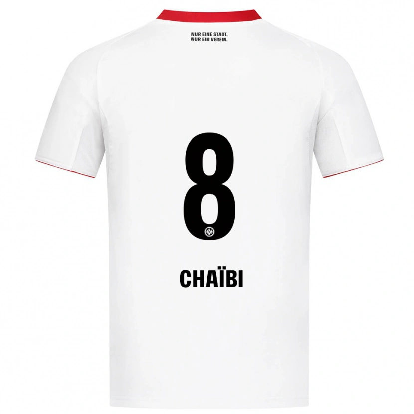 Danxen Dámské Farès Chaïbi #8 Bílá Červená Daleko Hráčské Dresy 2025/26 Dres