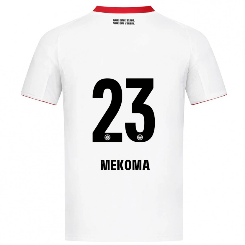 Danxen Dámské Jamal Mekoma #23 Bílá Červená Daleko Hráčské Dresy 2025/26 Dres