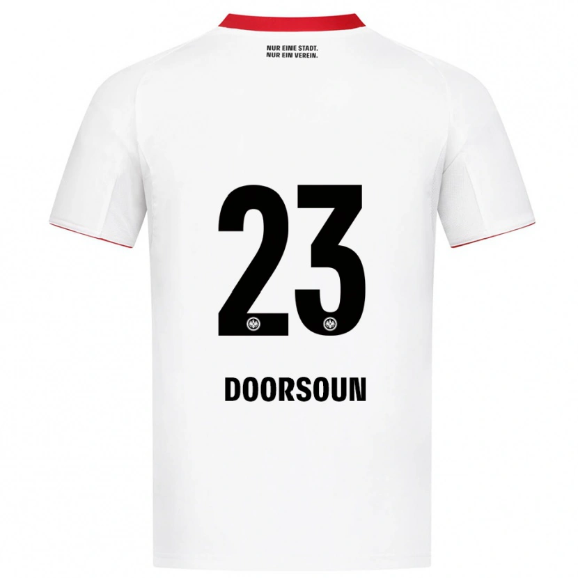 Danxen Dámské Sara Doorsoun #23 Bílá Červená Daleko Hráčské Dresy 2025/26 Dres
