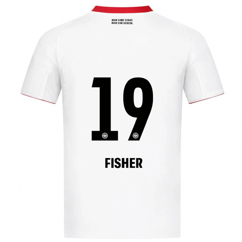 Danxen Dámské Ben-Luca Fisher #19 Bílá Červená Daleko Hráčské Dresy 2025/26 Dres