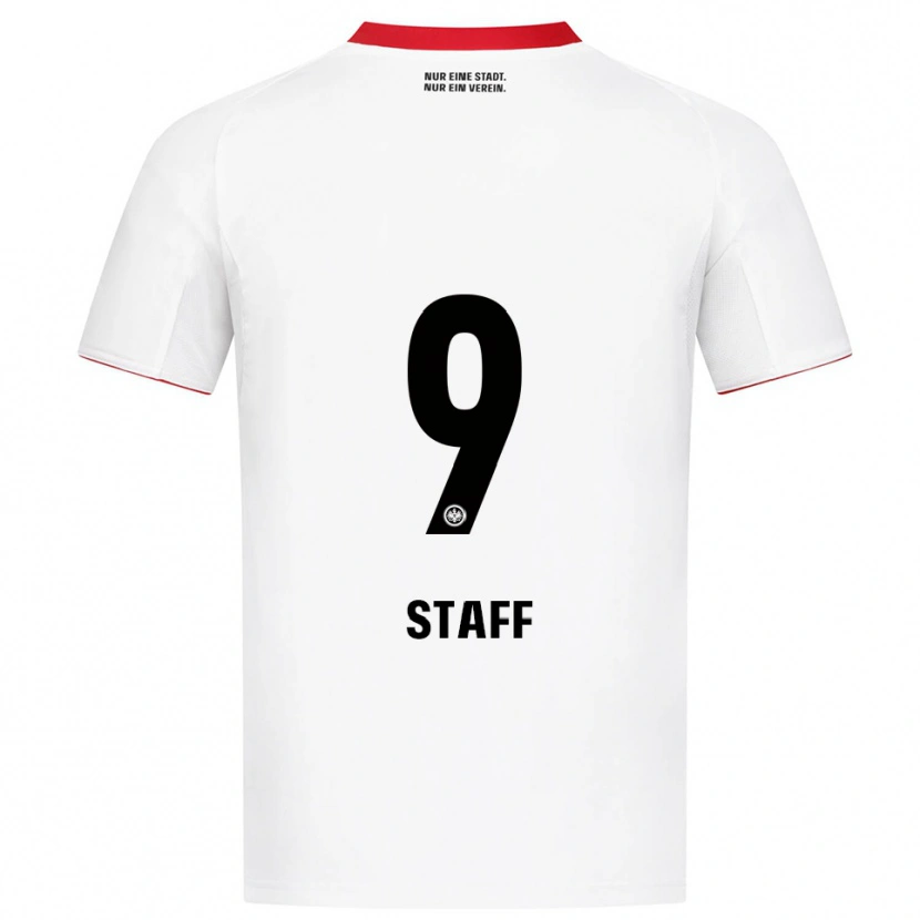 Danxen Dámské Alexander Staff #9 Bílá Červená Daleko Hráčské Dresy 2025/26 Dres