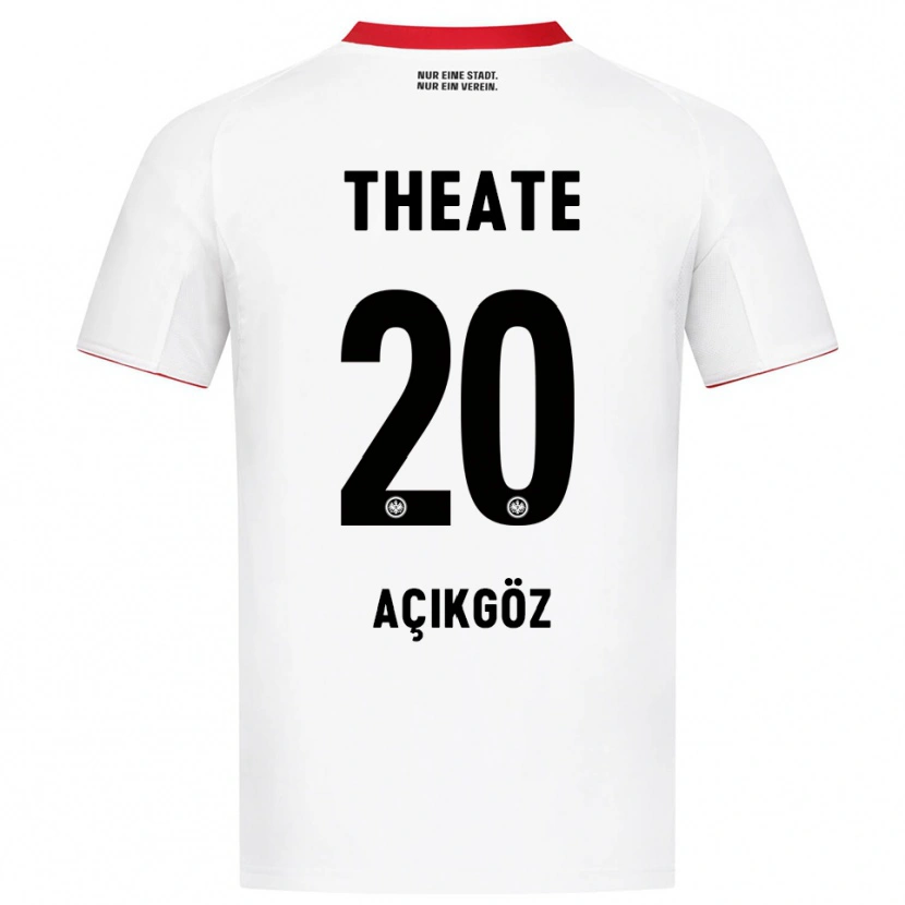Danxen Dámské Ilayda Açıkgöz #20 Bílá Červená Daleko Hráčské Dresy 2025/26 Dres