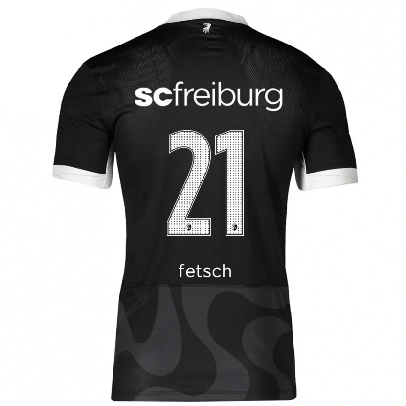 Danxen Dámské Mathias Fetsch #21 Černá Bílá Daleko Hráčské Dresy 2025/26 Dres