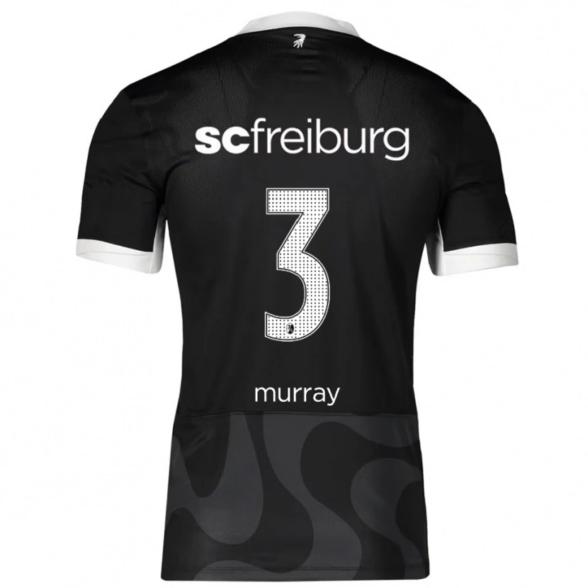 Danxen Dámské Drew Murray #3 Černá Bílá Daleko Hráčské Dresy 2025/26 Dres