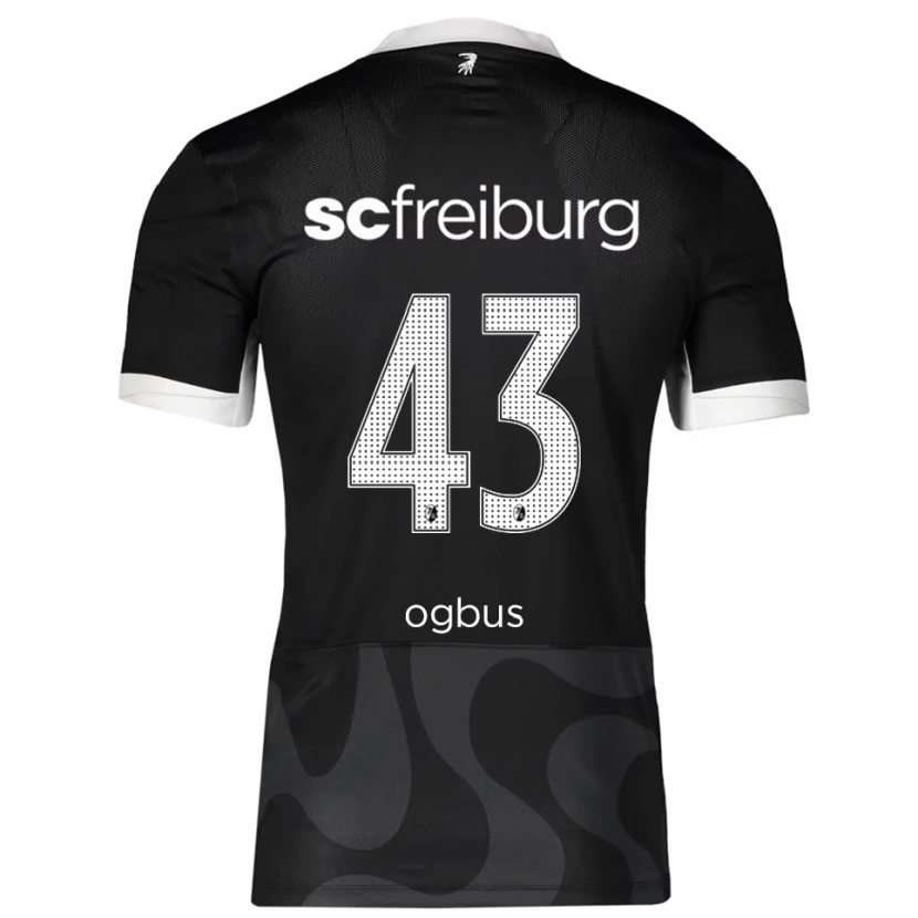 Danxen Dámské Bruno Ogbus #43 Černá Bílá Daleko Hráčské Dresy 2025/26 Dres