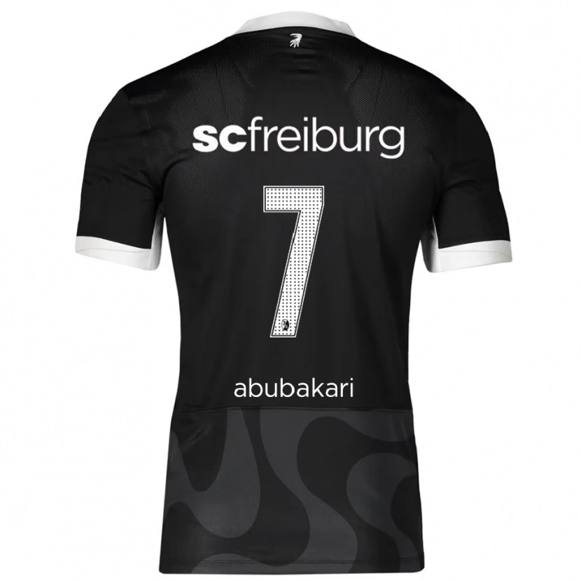 Danxen Dámské Stefanos Abubakari #7 Černá Bílá Daleko Hráčské Dresy 2025/26 Dres