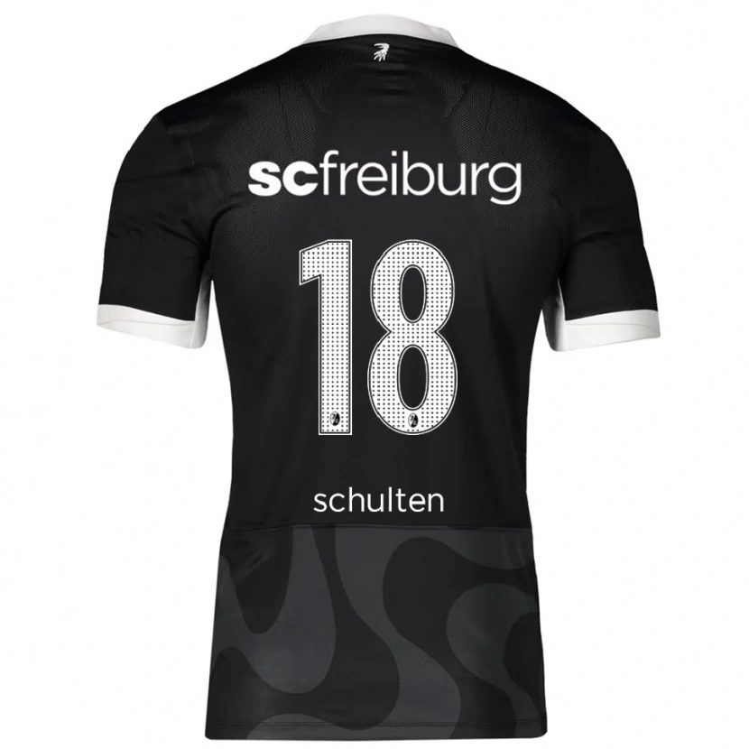 Danxen Dámské Luca Schulten #18 Černá Bílá Daleko Hráčské Dresy 2025/26 Dres