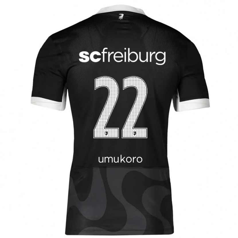 Danxen Dámské Jayden Umukoro #22 Černá Bílá Daleko Hráčské Dresy 2025/26 Dres