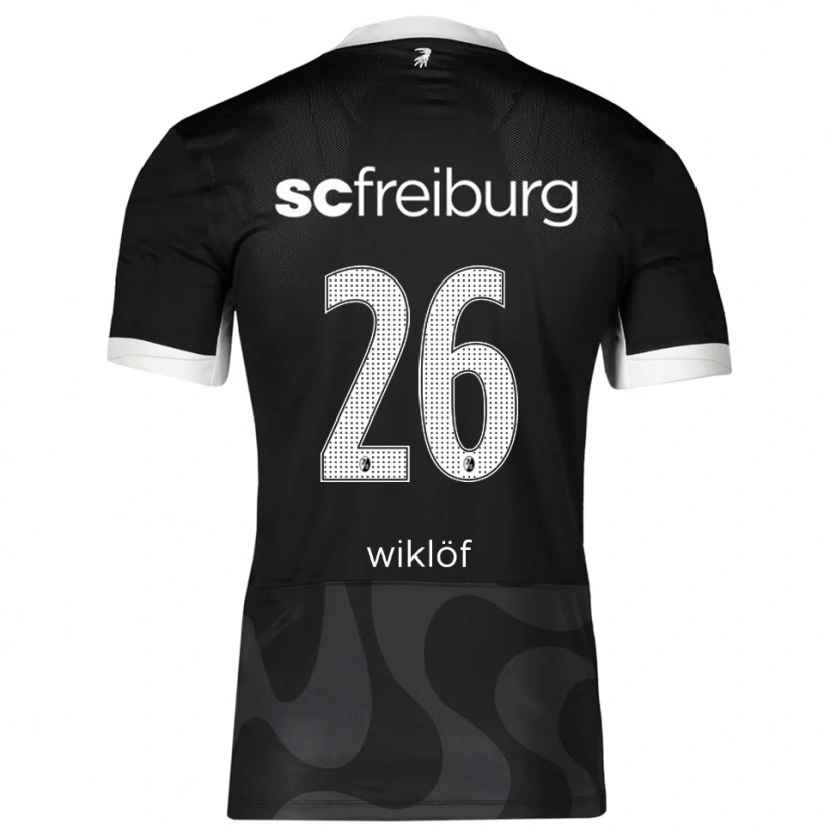 Danxen Dámské Oscar Wiklöf #26 Černá Bílá Daleko Hráčské Dresy 2025/26 Dres