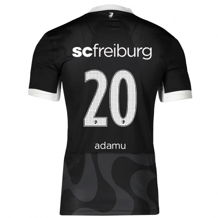 Danxen Dámské Junior Adamu #20 Černá Bílá Daleko Hráčské Dresy 2025/26 Dres