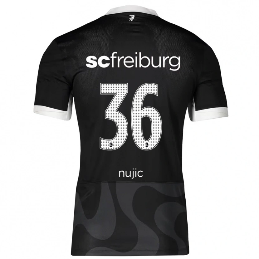 Danxen Dámské Luka Nujic #36 Černá Bílá Daleko Hráčské Dresy 2025/26 Dres