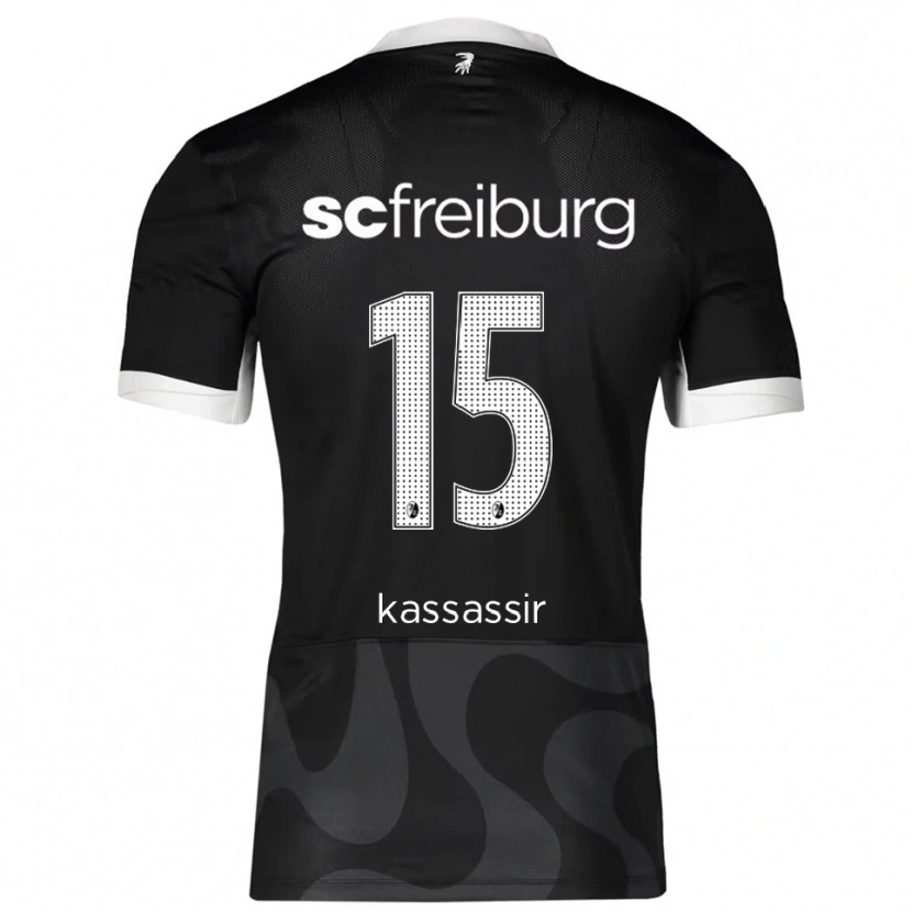 Danxen Dámské Malik Kassassir #15 Černá Bílá Daleko Hráčské Dresy 2025/26 Dres