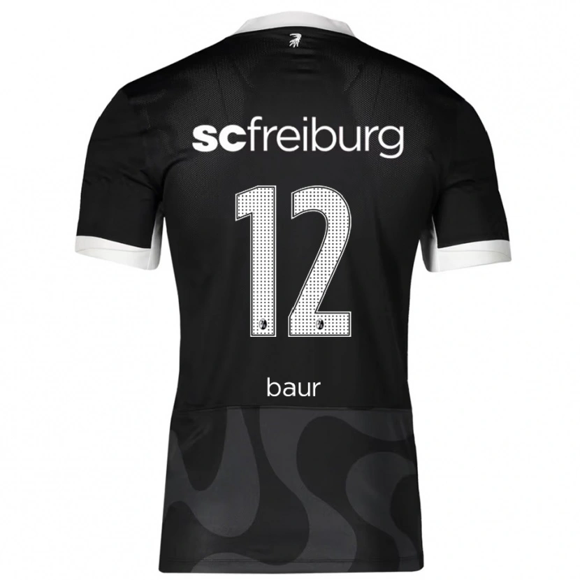 Danxen Dámské Kimi Baur #12 Černá Bílá Daleko Hráčské Dresy 2025/26 Dres