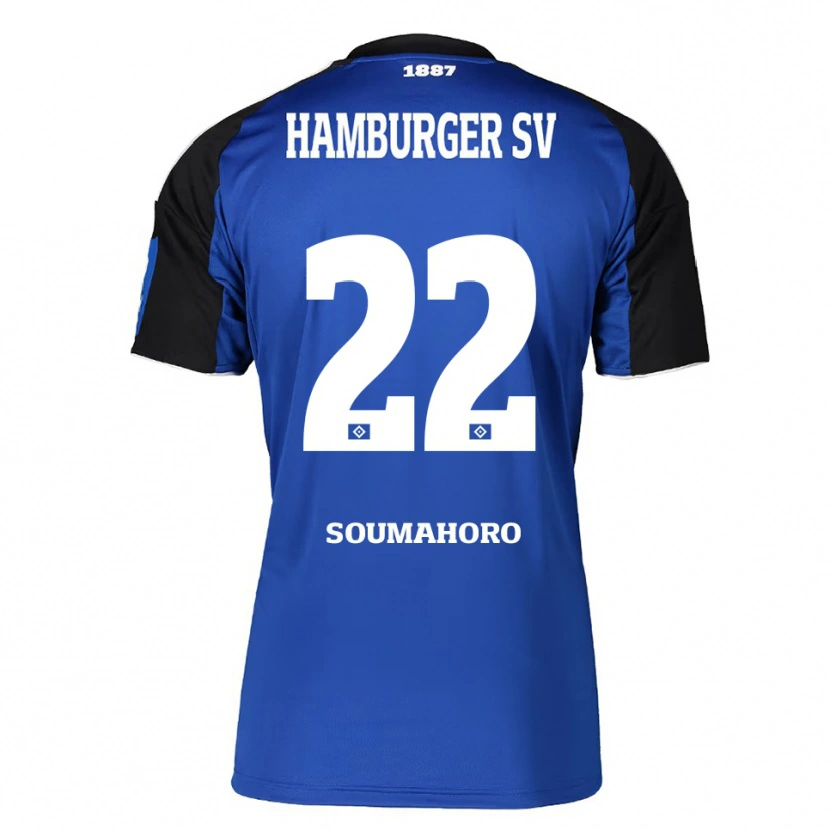 Danxen Dámské Aboubaka Soumahoro #22 Modrá Černá Daleko Hráčské Dresy 2025/26 Dres