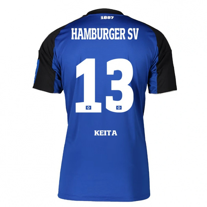 Danxen Dámské Mory Keita #13 Modrá Černá Daleko Hráčské Dresy 2025/26 Dres