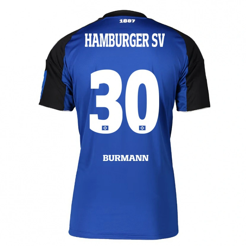 Danxen Dámské Tarah Burmann #30 Modrá Černá Daleko Hráčské Dresy 2025/26 Dres