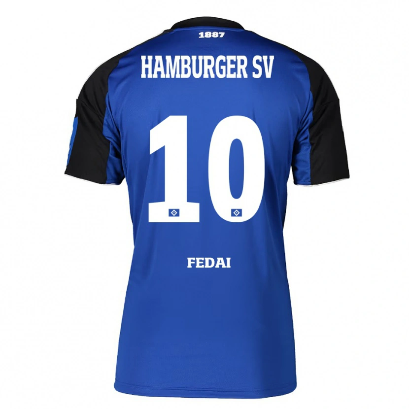 Danxen Dámské Martin Fedai #10 Modrá Černá Daleko Hráčské Dresy 2025/26 Dres