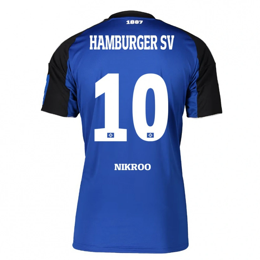 Danxen Dámské Sepehr Nikroo #10 Modrá Černá Daleko Hráčské Dresy 2025/26 Dres