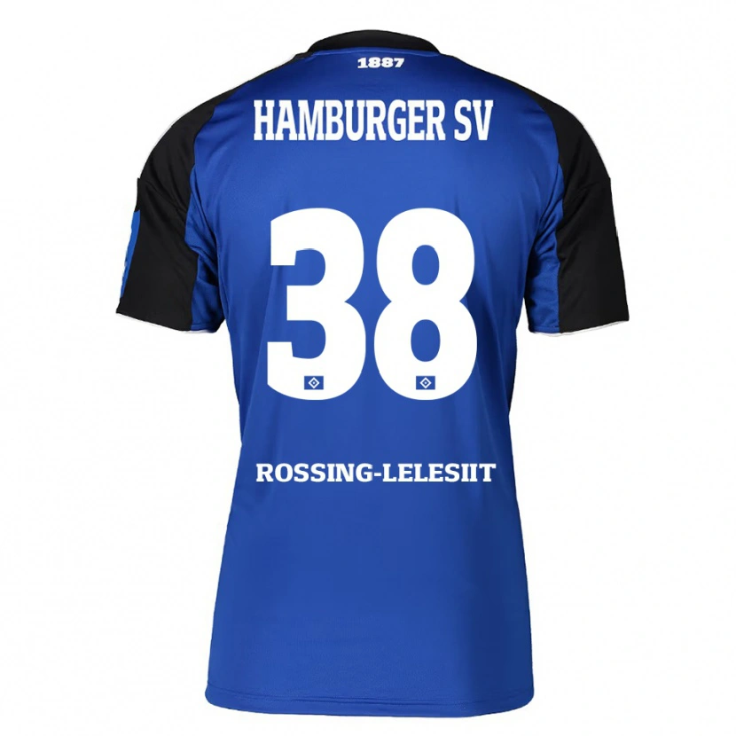 Danxen Dámské Alexander Røssing-Lelesiit #38 Modrá Černá Daleko Hráčské Dresy 2025/26 Dres