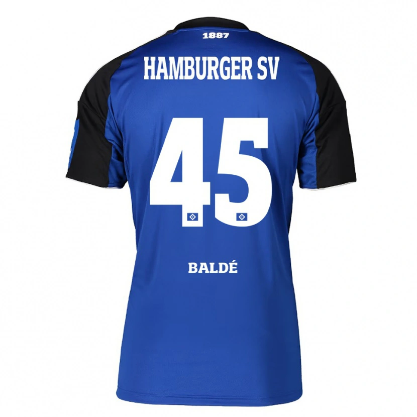 Danxen Dámské Fabio Baldé #45 Modrá Černá Daleko Hráčské Dresy 2025/26 Dres